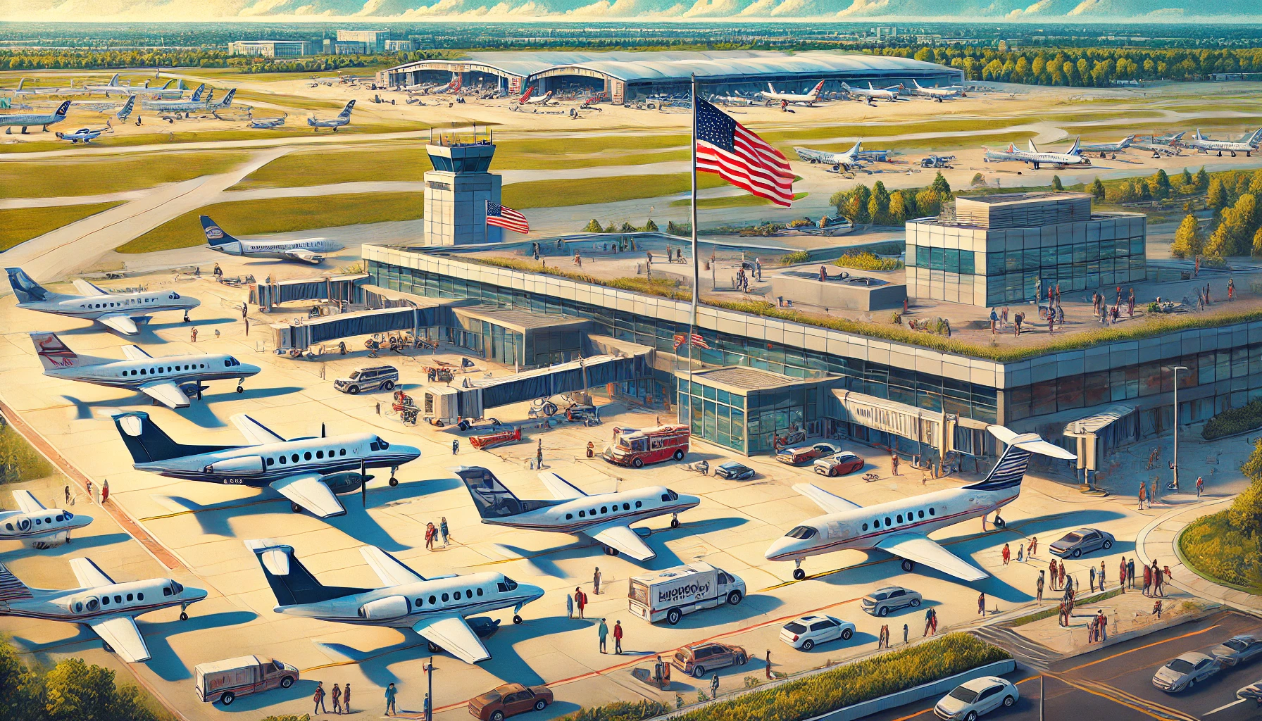 regional and local airports in America